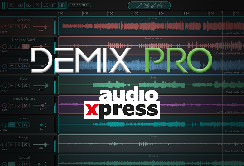 AudioXpress thinks that latest version 5 of DeMIX Pro and DeMIX Essentials has set a new standard for AI-powered music separation